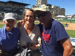 Dan Dorrough; Katherine (Kat) McDougal Wheeler McCandless; Kurt McCandless; Redwings Baseball Field- Rochester NY, NY